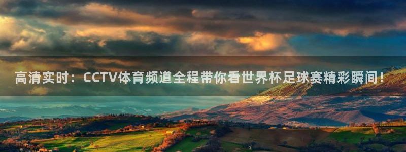 飞速体育直播在线观看：高清实时：CCTV体育频道全程带你看世界杯足球赛精彩瞬间！